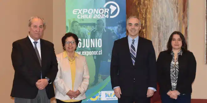 Ministra de Minería, embajador de Brasil y AIA lanzan Exponor 2024
