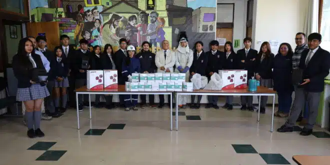 Minera El Abra donó material educativo e industrial a Colegio Don Bosco de Calama